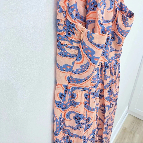 ATELIER 17.56 long maxi 100% cotton dress Sz Small - Picture 6 of 10